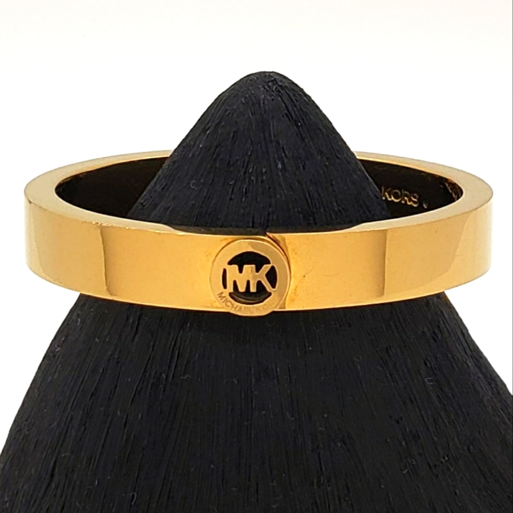 Michael Kors Logo Hinged Bangle Bracelet